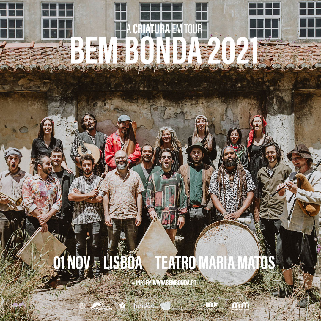 CRIATURA & Coro dos Anjos apresentam BEM BONDA no Teatro Maria Matos