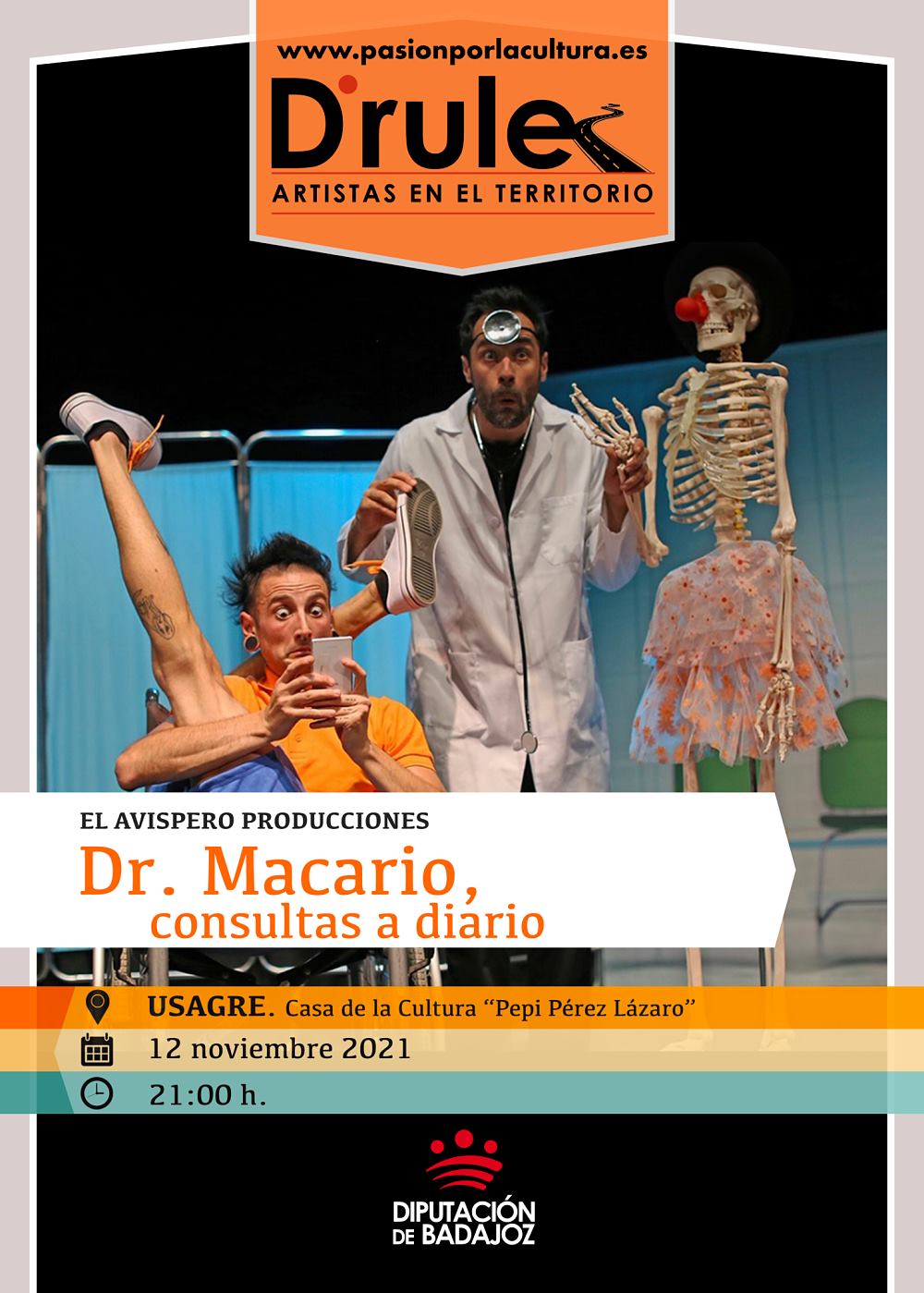 TEATRO | D'Rule 21: «Dr, Macario, consultas a diario», de El Avispero Producciones