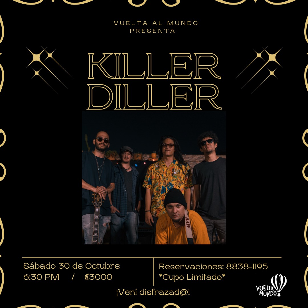 Halloween con Killer Diller Band en vivo @Vuelta al Mundo