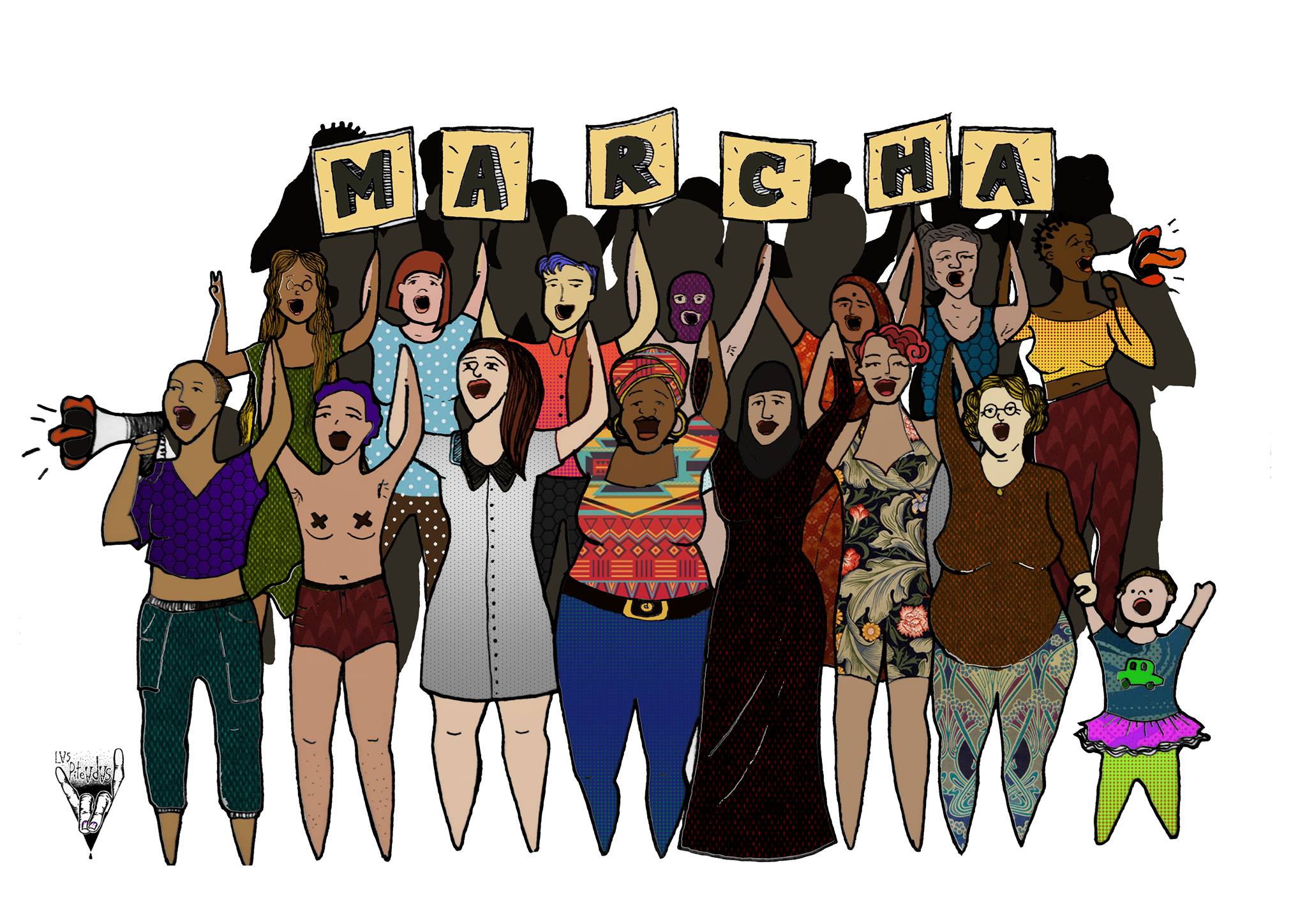 Marcha Dia Internacional Contra Todos Os Tipos De Violência Sobre a Mulher  - LISBOA