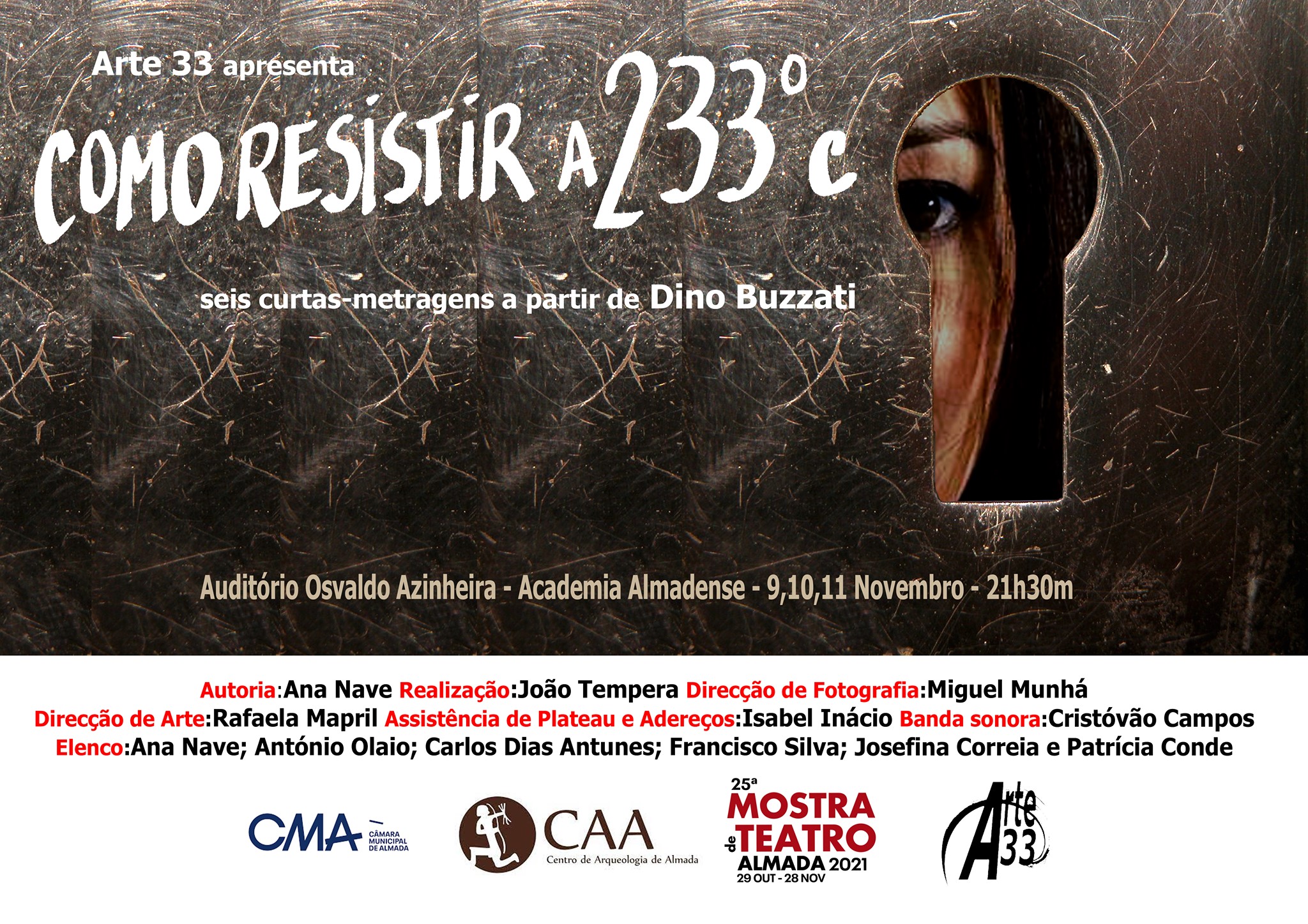 PROJEÇÃO DO FILME: COMO RESISTIR A 233,ºC | TEATRO UBU/ARTE33