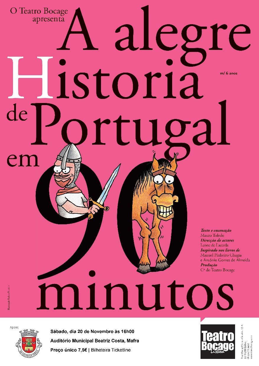Teatro 'A alegre História de Portugal em 90 minutos'