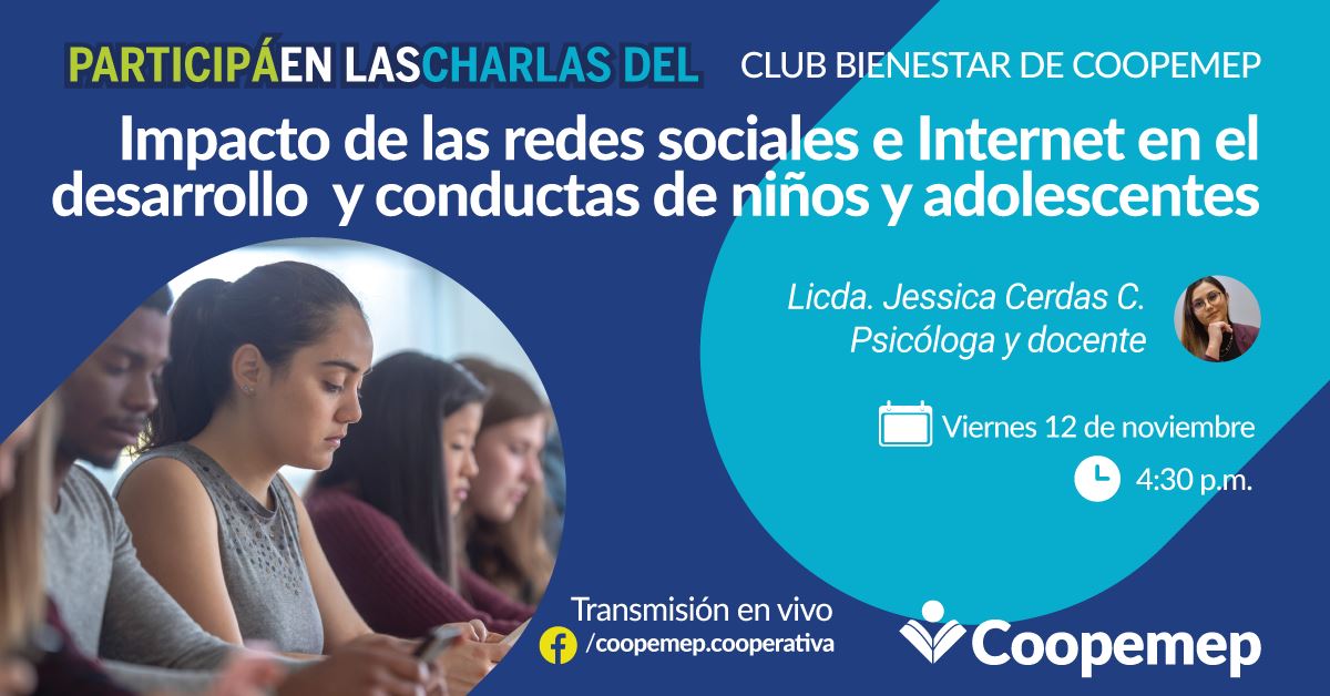 Impacto de las redes sociales e Internet en el desarrollo y conductas de niños y adolescentes