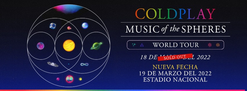 Coldplay. Music of the Spheres. World Tour 2022