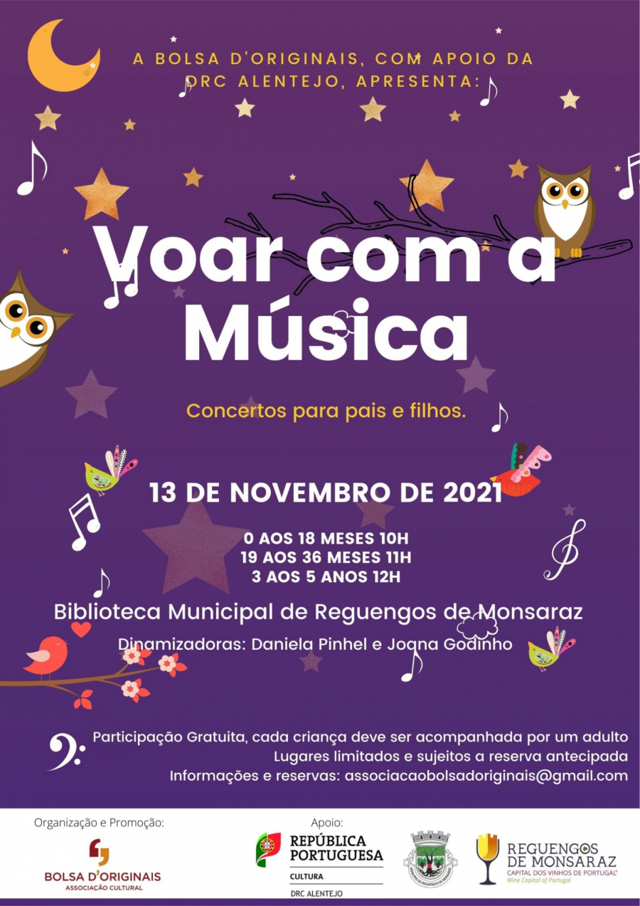 Voar com a Música. Concertos para pais e filhos