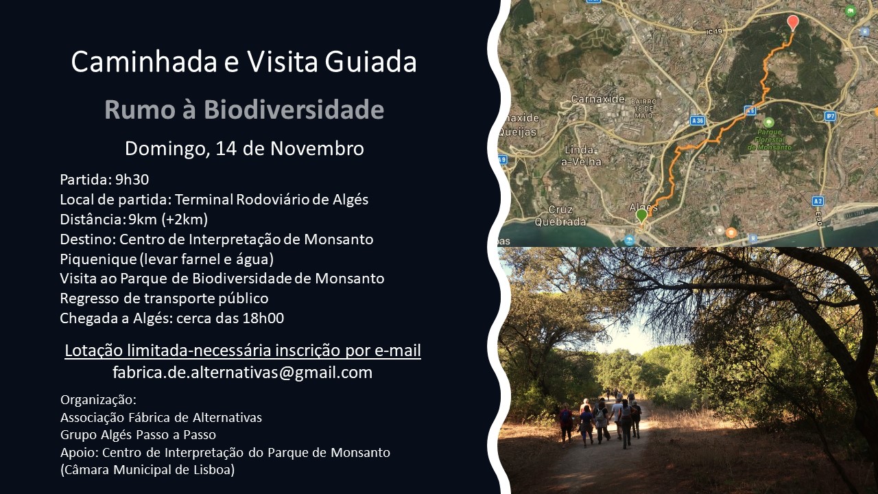 Rumo à Biodiversidade-Caminhada e Visita Guiada
