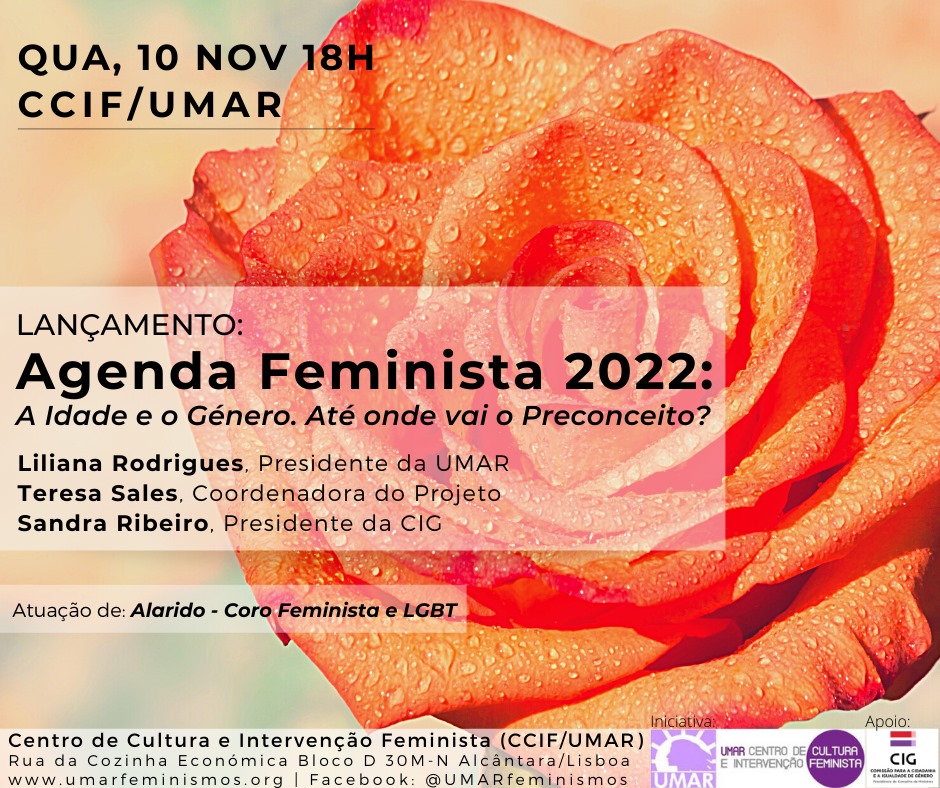 Lançamento da Agenda Feminista 2022 da UMAR