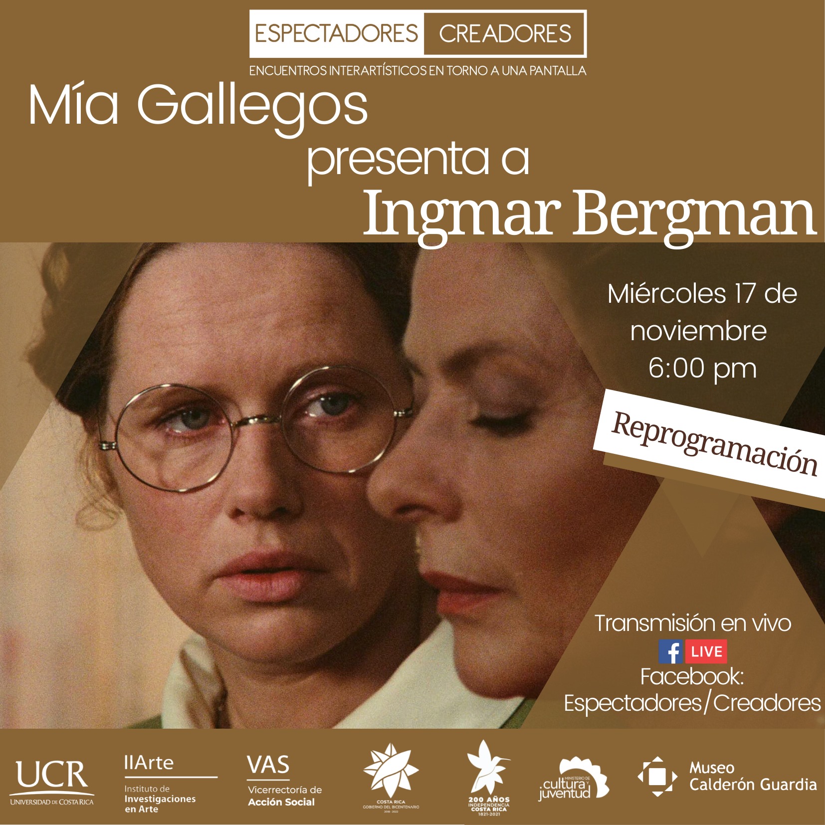 Mía Gallegos presenta a Ingmar Bergman (toma 2)