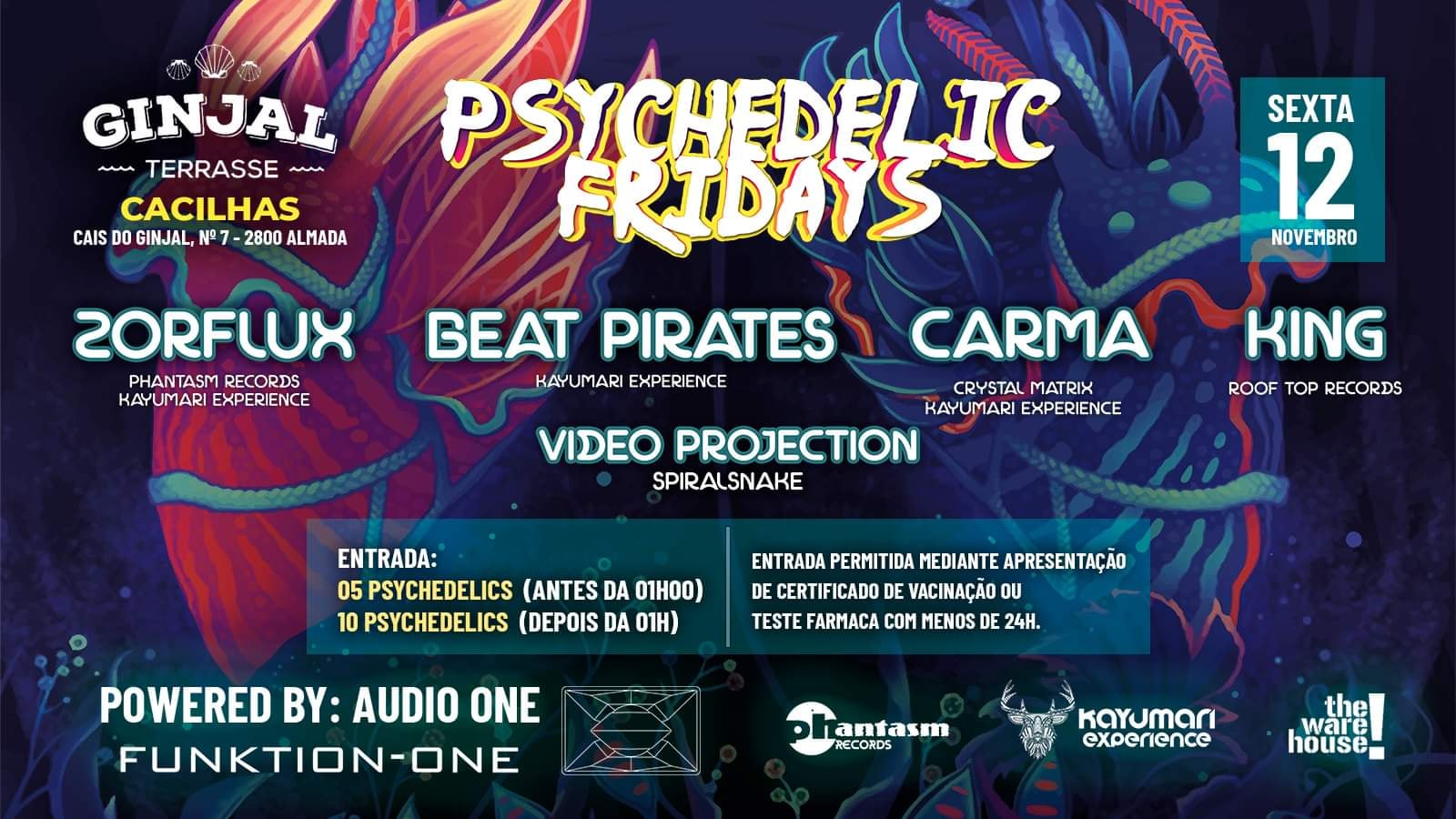 Ginjal Presents: Psychedelic Fridays