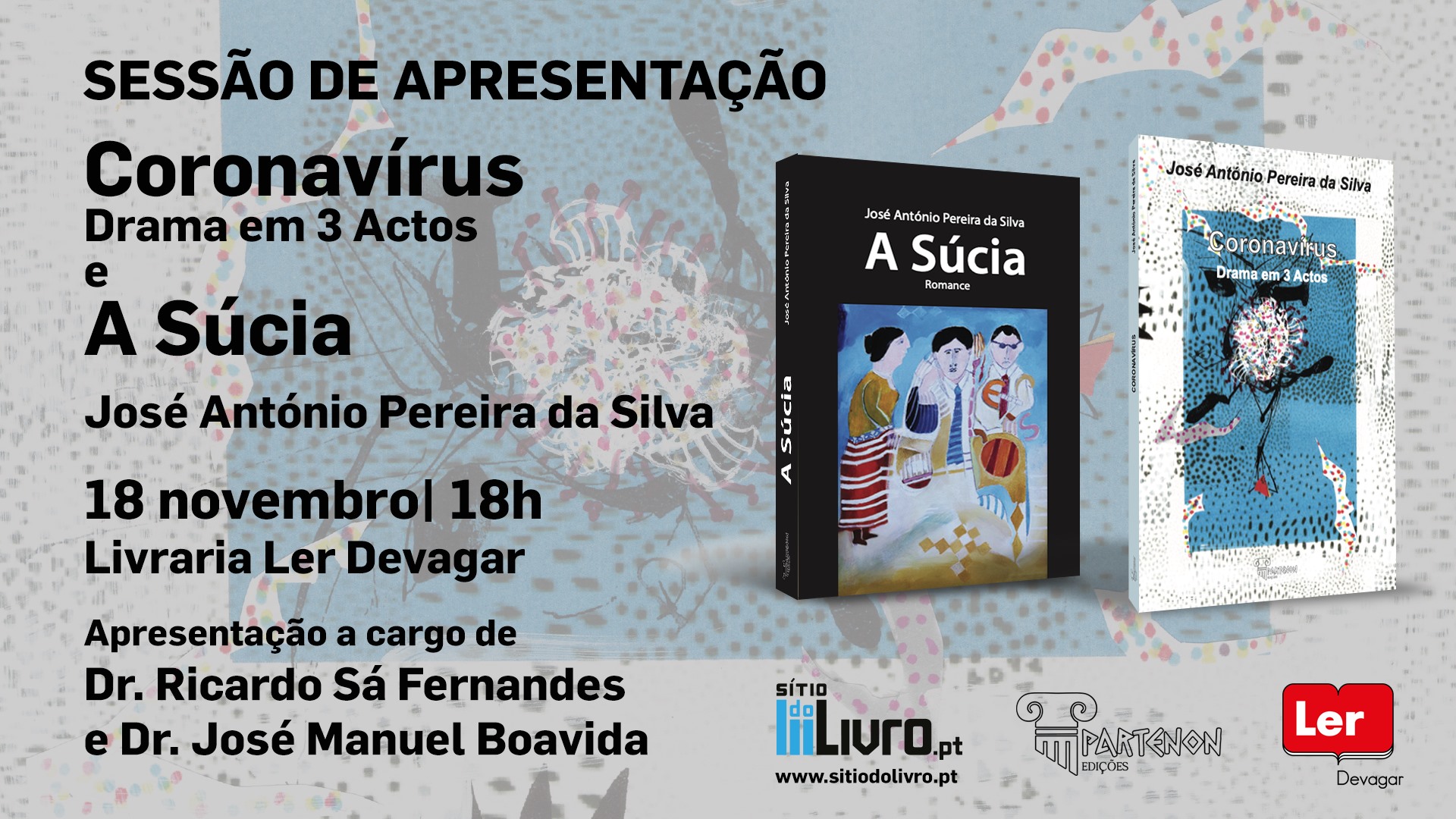 José António Pereira da Silva apresenta os seus últimos 2 livros