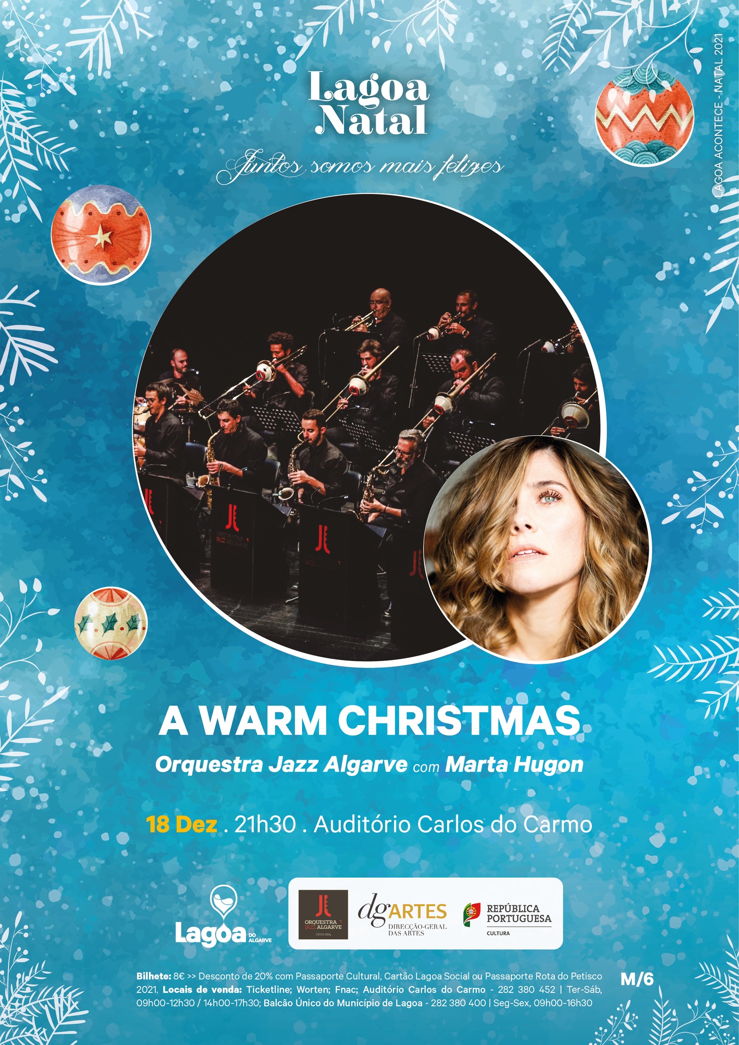 Marta Hugon | A Warm Christmas | Orq. Jazz Algarve | Lagoa