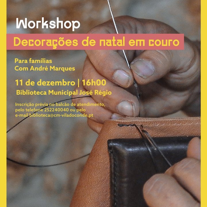 Decorações de natal em couro