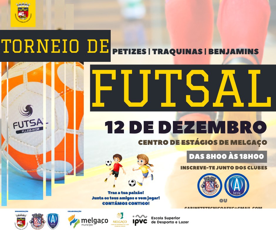 Torneio de Futsal - Traquinas, Petizes e Benjamins | 2021