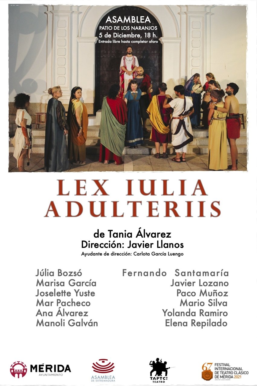 Teatro: «Lex Iulia Adulteriis»