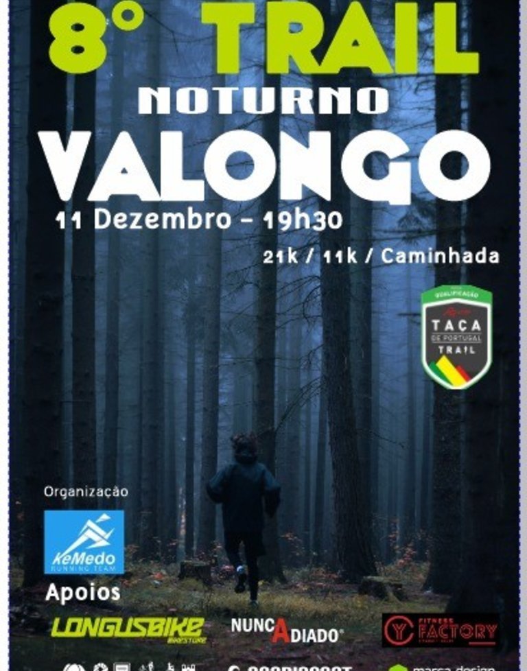 Trail Noturno de Valongo regressa dia 11 de dezembro
