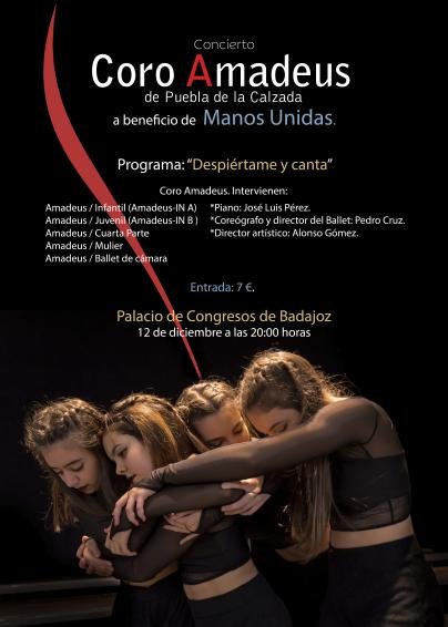 Concierto del Coro Amadeus de Puebla de la Calzada a beneficio de Manos Unidas