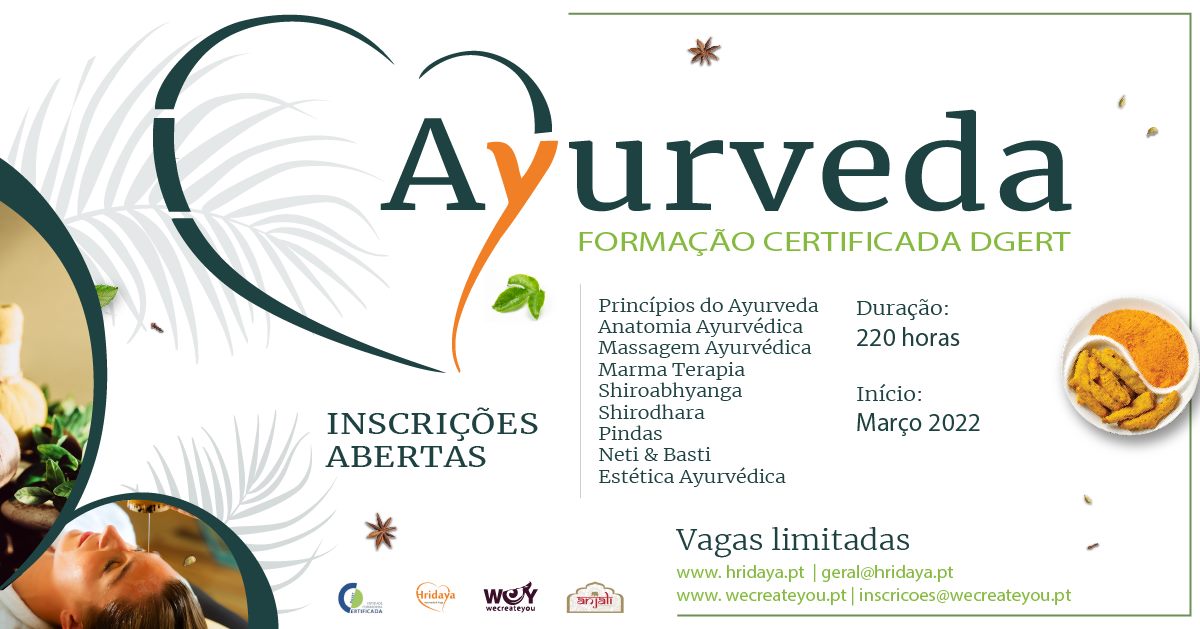 Formação Certificada em Ayurveda - 6ª edição