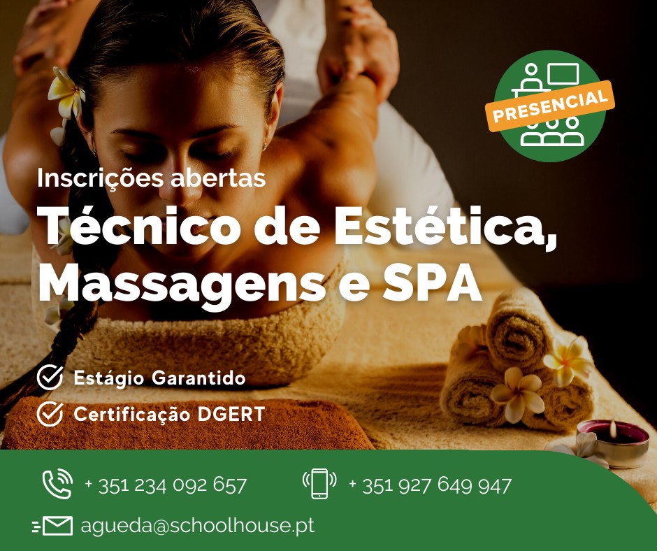 Curso de Técnico/a de Estética, Massagens e SPA