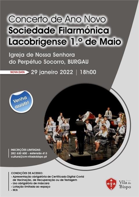 Concerto de Ano Novo - Sociedade Filarmónica Lacobrigense 1.° de Maio