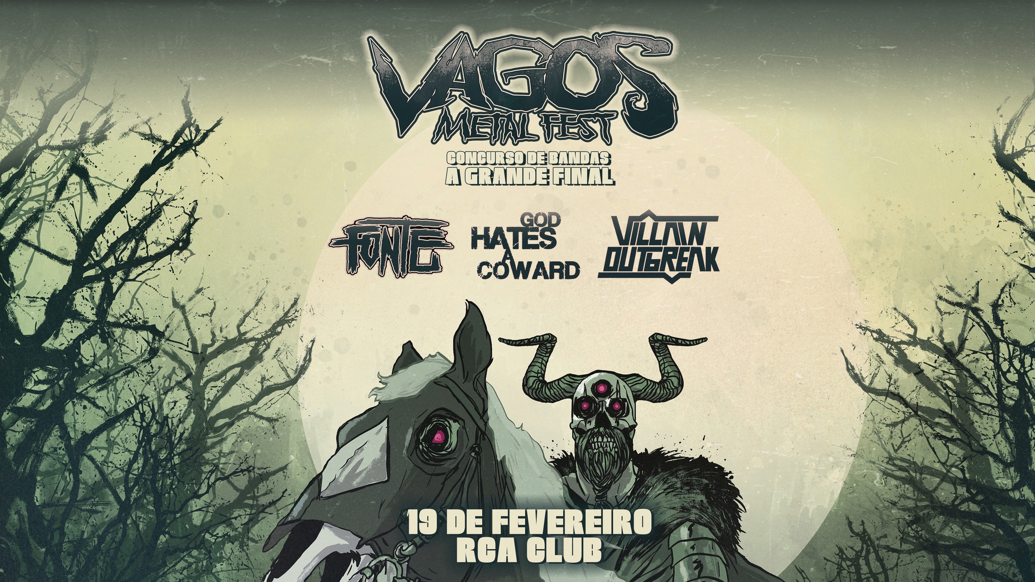 Concurso de bandas Vagos Metal Fest 2022 - A Grande Final