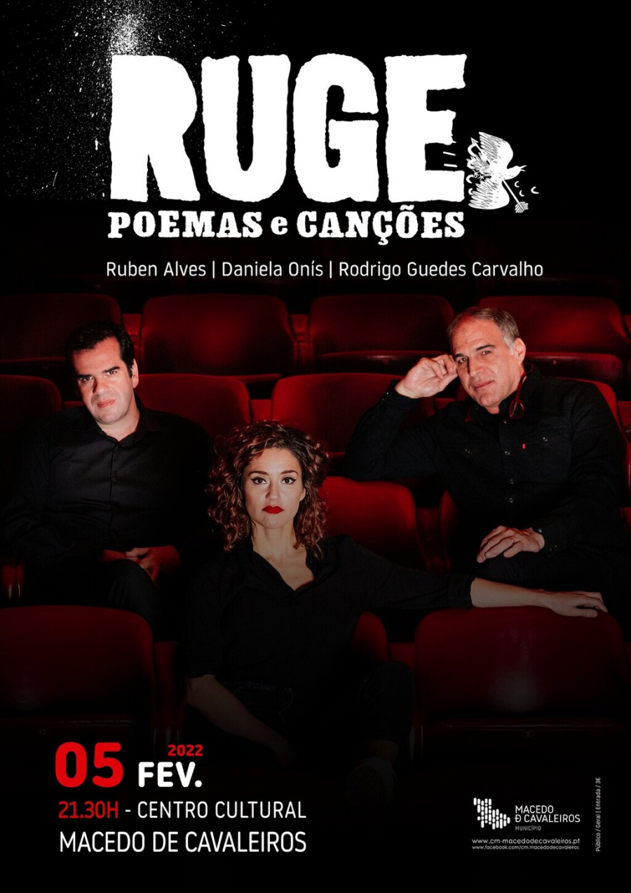 'Ruge' - Poemas e Canções, com Rodrigo Guedes de Carvalho