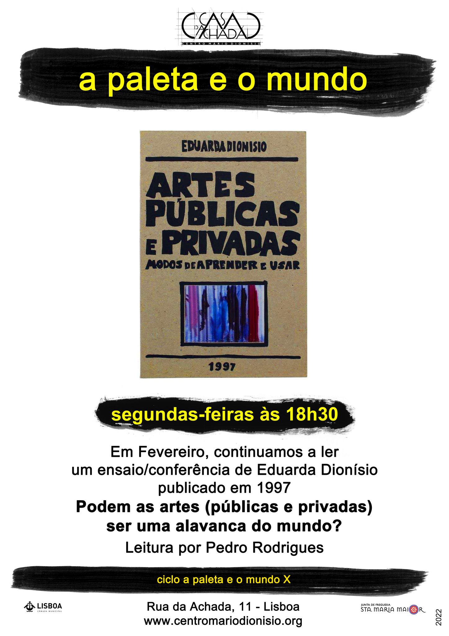 Leitura colectiva de «Artes públicas e privadas» de Eduarda Dionísio
