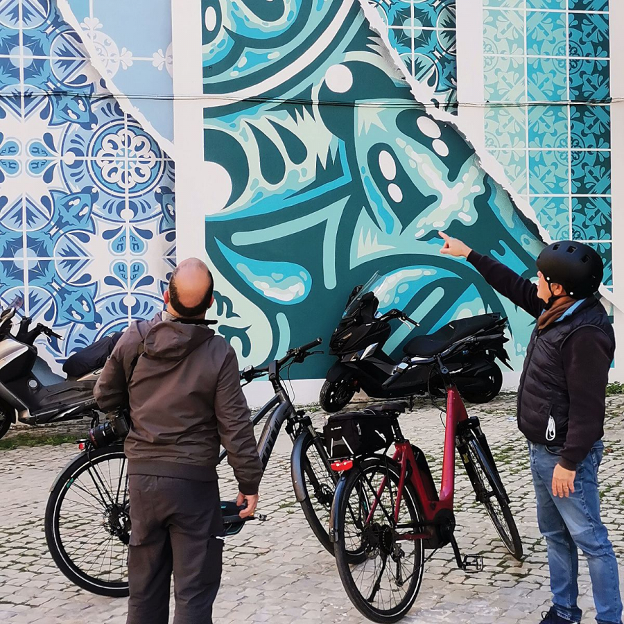 Lisboa Street Art em Bicicleta Elétrica