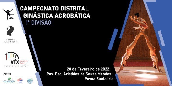 Campeonato Territorial de Ginástica Acrobática 1.ª Divisão decorre na Póvoa de Santa Iria