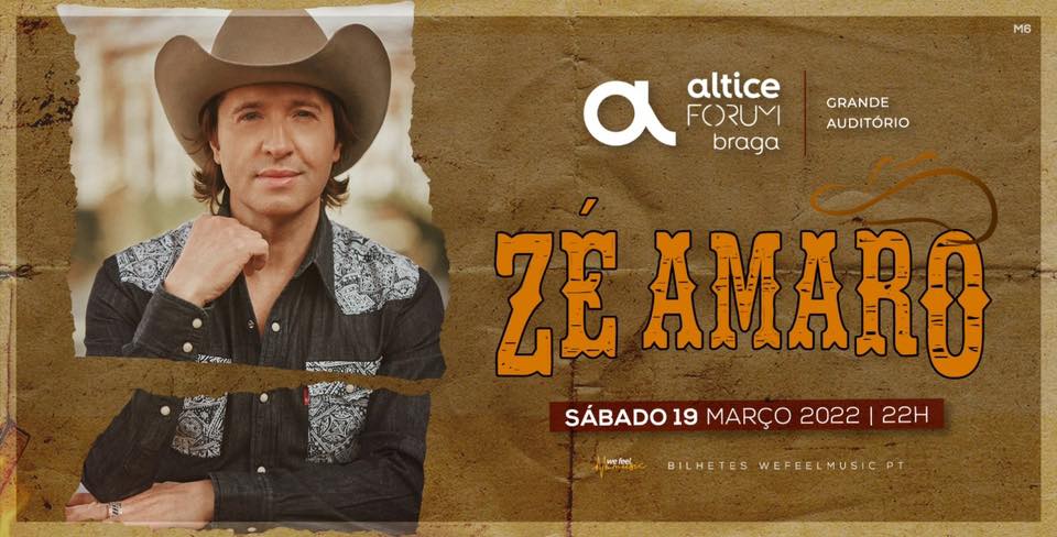 Zé Amaro - Altice Forum Braga, Grande Auditório