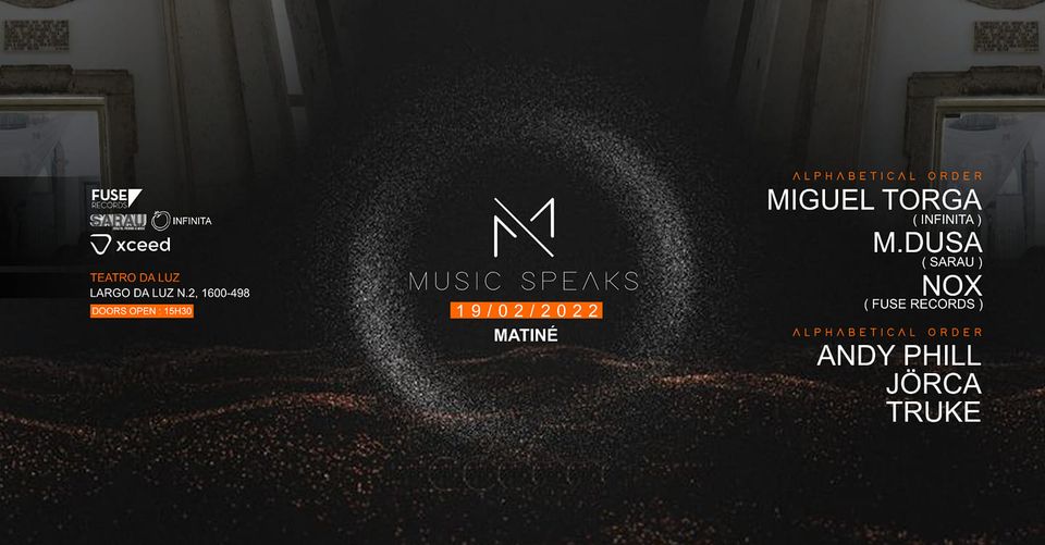 Music Speaks Matiné
