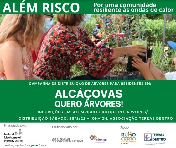 Projeto Além Risco – Campanha de distribuição de árvores em Alcáçovas
