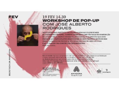 Workshop de livros pop-up com José Alberto Rodrigues