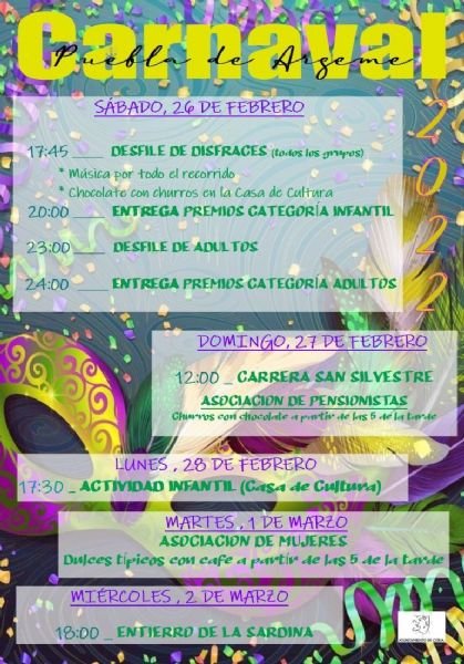 Carnaval 2022 en Puebla de Argeme