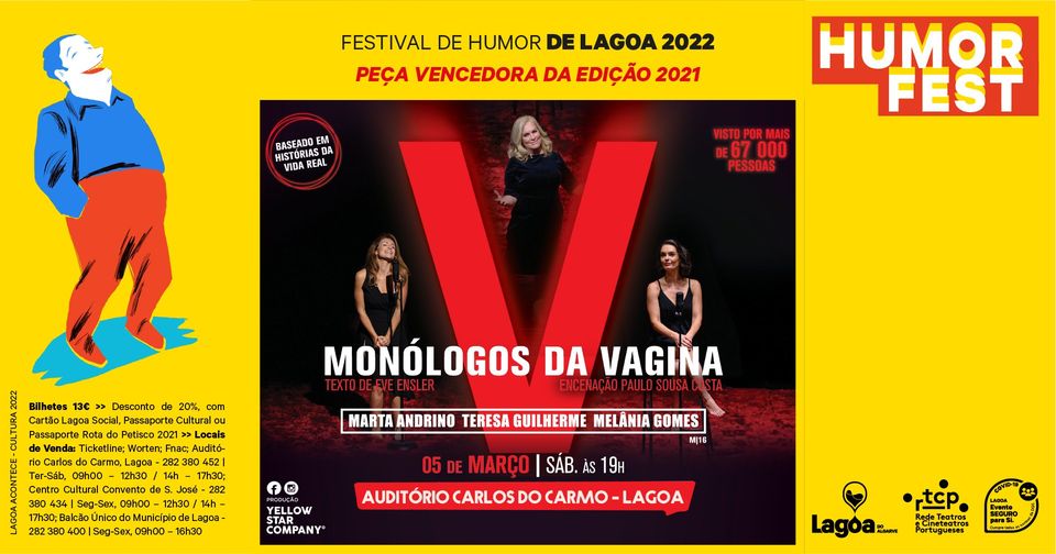 HUMORFEST 2022 | Monólogos da Vagina