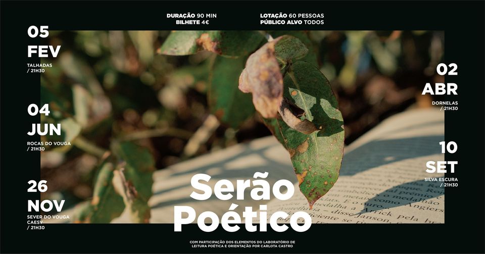 SERÕES POÉTICOS - Laboratório de Leitura Poética