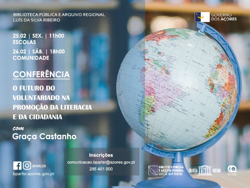Conferência | O futuro do Voluntariado na Promoção da Literacia e da Cidadania, com Maria da Graça Castanho