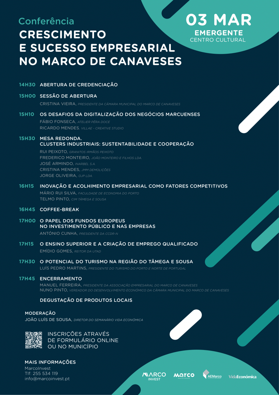 Conferência Crescimento e Sucesso Empresarial no Marco de Canaveses