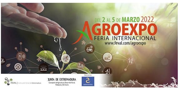  Feria Internacional AGROEXPO Don Benito (Badajoz). 2 al 5 de marzo de 2022