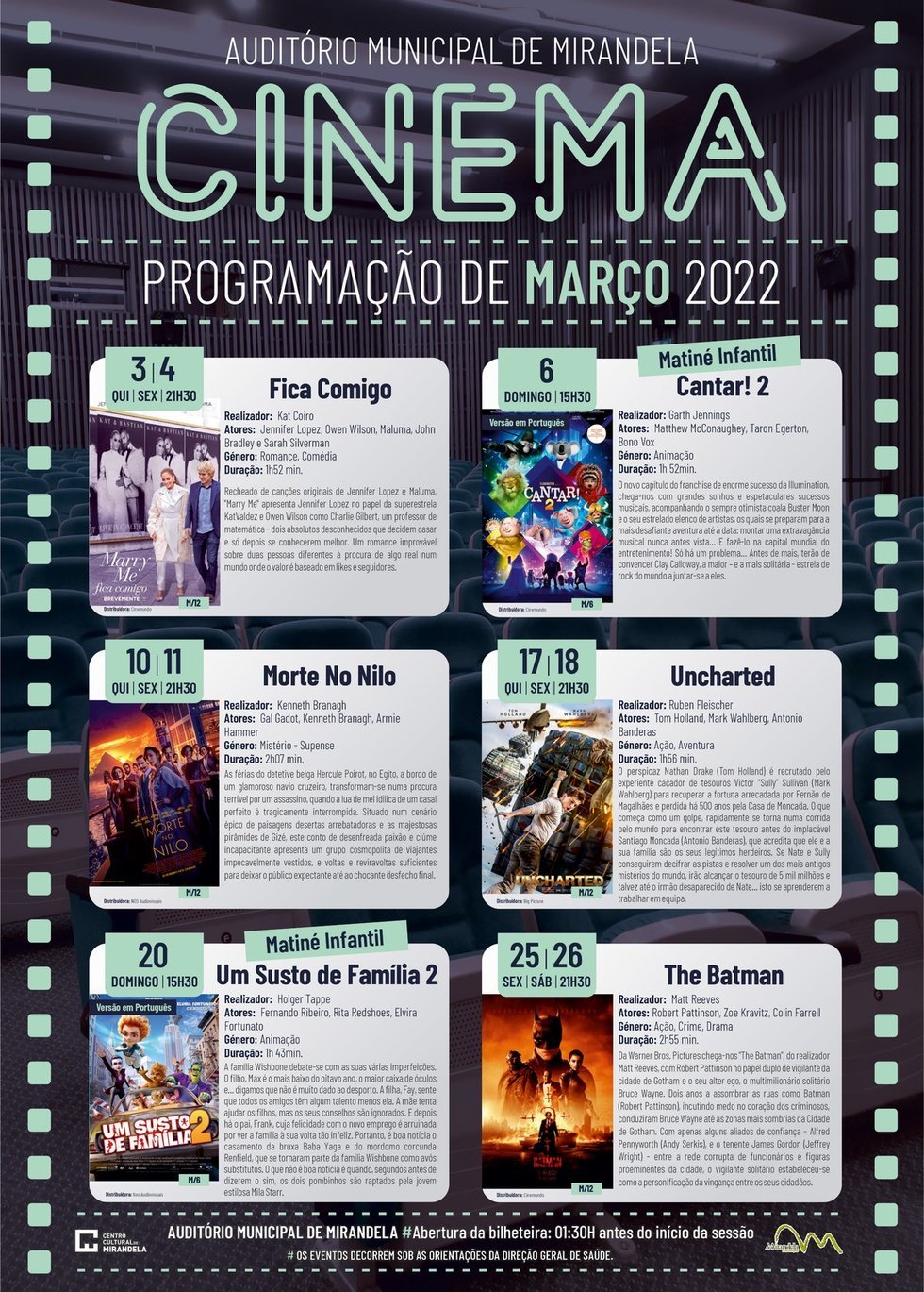Cinema em Mirandela - Março 2022