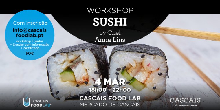Workshop de Sushi, by Chef Anna Lins
