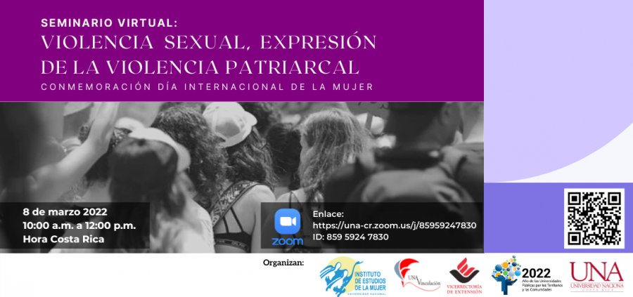 Seminario virtual: Violencia sexual, expresión de la violencia patriarcal