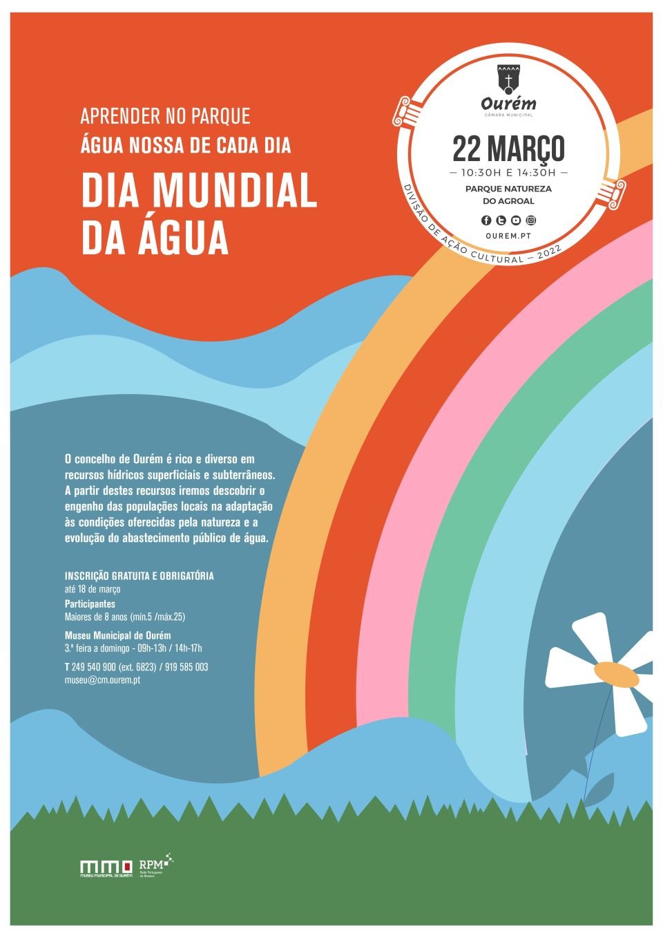 DIA MUNDIAL DA ÁGUA: “APRENDER NO PARQUE – ÁGUA NOSSA DE CADA DIA”