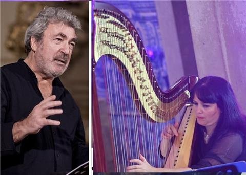 Recital de Poesia e Harpa com André Gago e Emanuela Nicoli