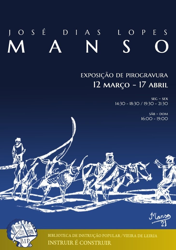Exposição de pirogravura de José Dias Lopes Manso