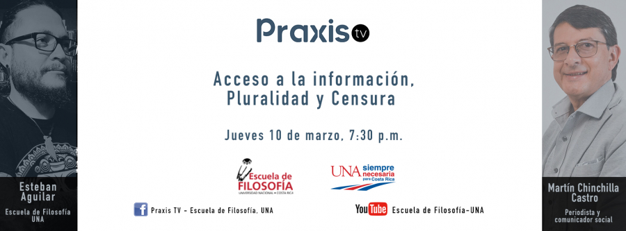 Programa Praxis TV: “Acceso a la información, pluralidad y censura”