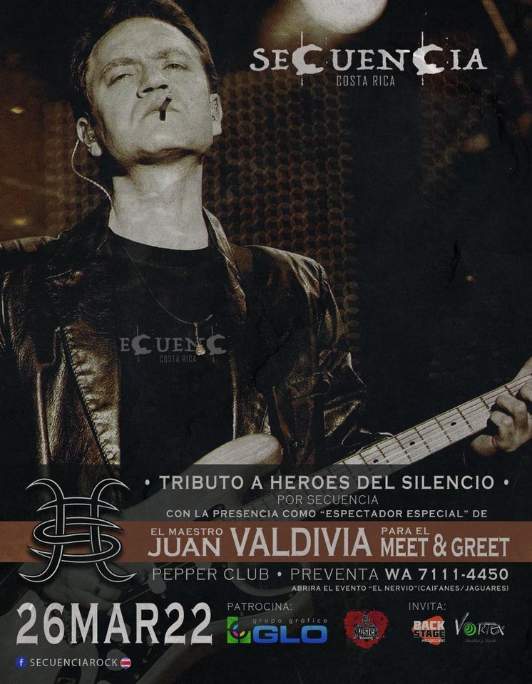 Secuencia: Tributo a Héroes del Silencio + visita de Juan Valdivia