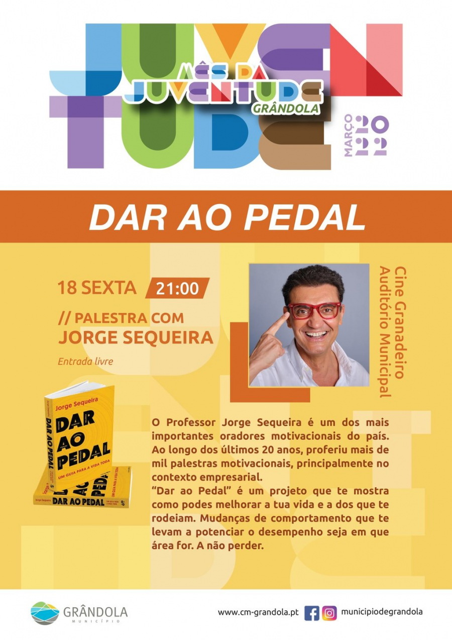Mês da Juventude 2022 | Palestra 'Dar ao Pedal' com Jorge Sequeira