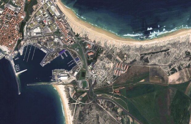 As costas francesa e portuguesa sob o olhar dos satélites