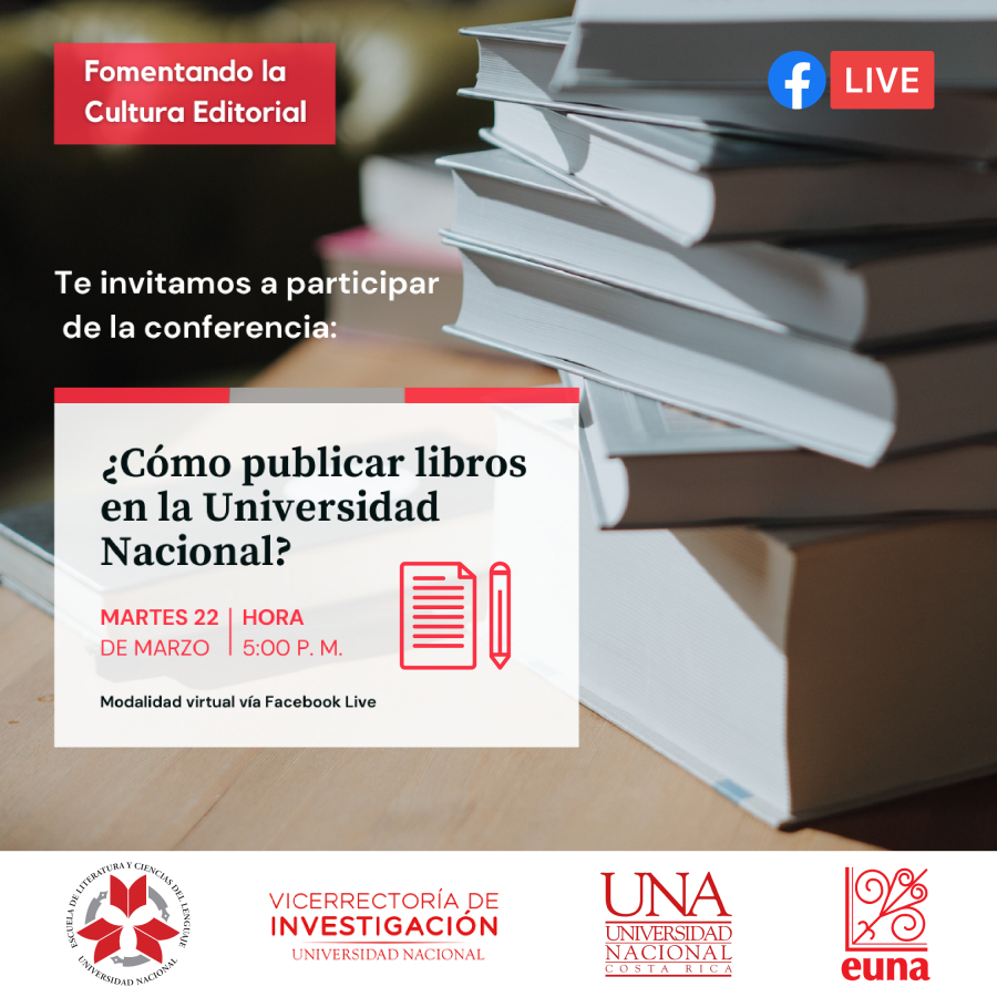 Conferencia virtual:    ¿Cómo publicar libros en la Universidad Nacional?