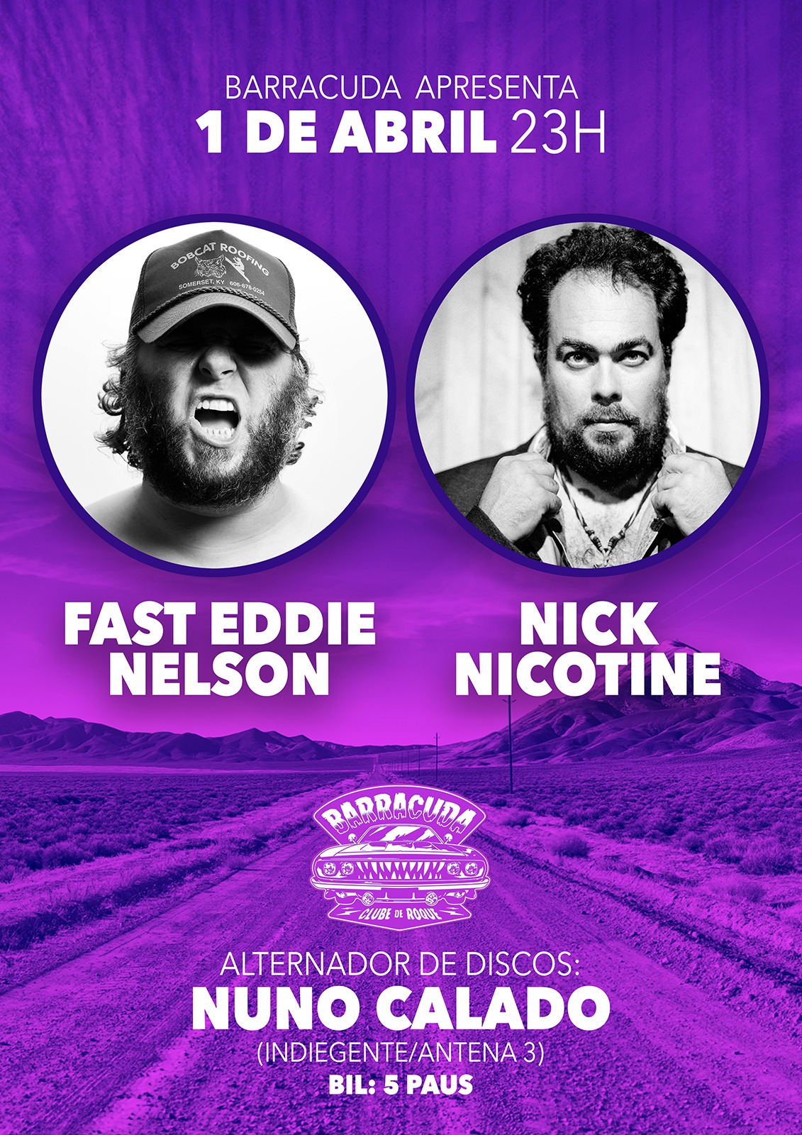 Fast Eddie Nelson & Nick Nicotine - Alternador de discos: Nuno Calado (Indiegente/Antena 3)